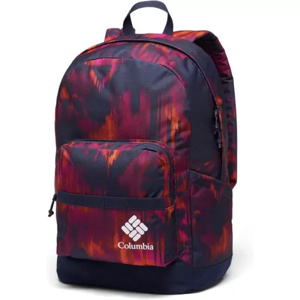 Columbia Unisex Zigzag 22L Backpack Black One SizeDark Nocturnal Folk Blur Print