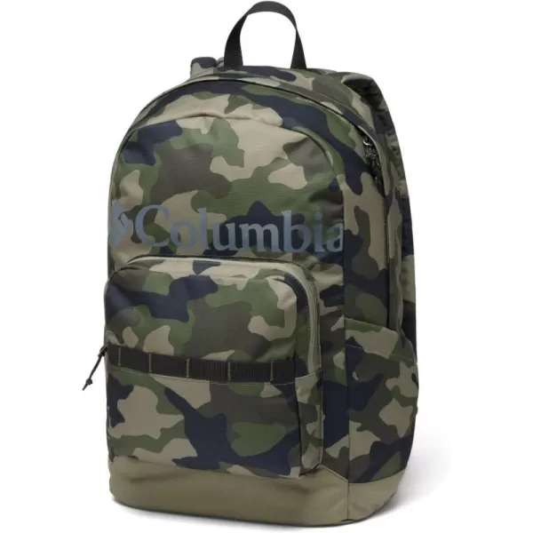 Columbia Unisex Zigzag 22L Backpack Black One SizeStone Green Mod Camo