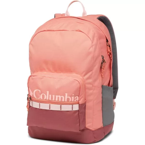 Columbia Unisex Zigzag 30L Backpack Black One SizeFaded PeachBeetroot