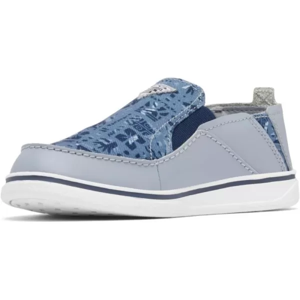 Columbia UnisexChild Bahama PFG Boat ShoeTradewinds GreyCollegiate Navy