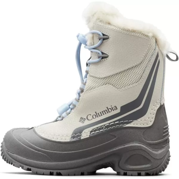 Columbia UnisexChild Bugaboot Plus Iv OmniHeat Snow BootFawnFaded Sky