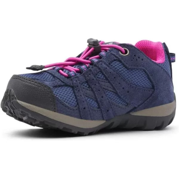 Columbia UnisexChild Redmond Waterproof Hiking ShoeBluebell  Pink Ice