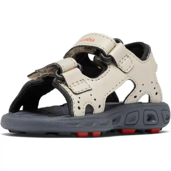 Columbia UnisexChild Techsun Vent Sandal SportAncient FossilBlack