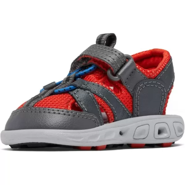 Columbia UnisexChild Techsun Wave Sport SandalDark GreySpicy