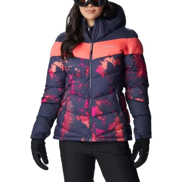 Columbia Womens Abbott Peak Insulated JacketNocturnal LookupNocturnalNeon Sun