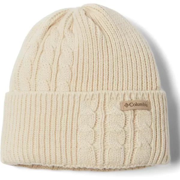 Columbia Womens Agate Pass Cable Knit BeanieChalk