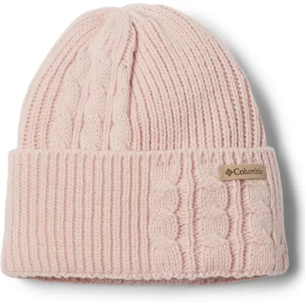 Columbia Womens Agate Pass Cable Knit BeanieDusty Pink