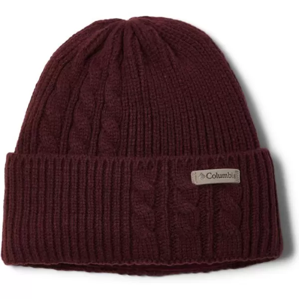 Columbia Womens Agate Pass Cable Knit BeanieMarionberry