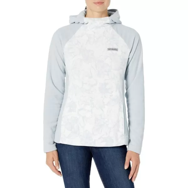 Columbia Womens Ali Peak Hooded FleeceCirrus GreyBrush Floral Print