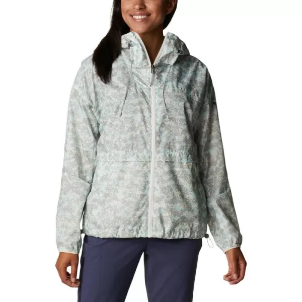 Columbia Womens Alpine Chill WindbreakerChalk Dotty Disguise Print