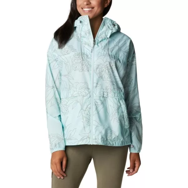 Columbia Womens Alpine Chill WindbreakerIcy Morn Leafy Lines