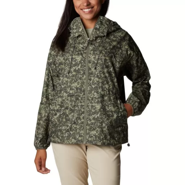 Columbia Womens Alpine Chill WindbreakerSafari Dotty Disguise Print