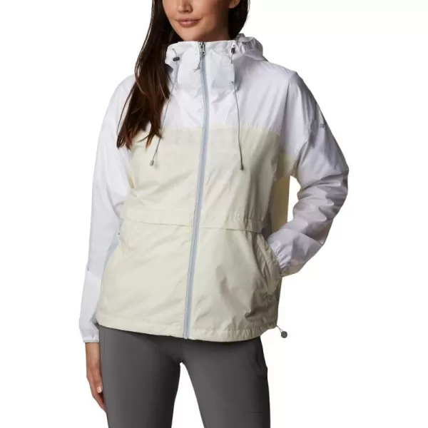 Columbia Womens Alpine Chill WindbreakerWhiteChalkCirrus Grey