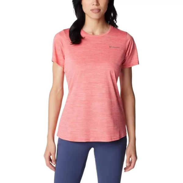 Columbia Womens Alpine Chill Zero Short Sleeve TeeJuicy Heather