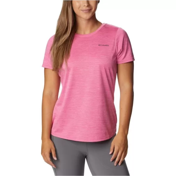 Columbia Womens Alpine Chill Zero Short Sleeve TeeWild Geranium Heather