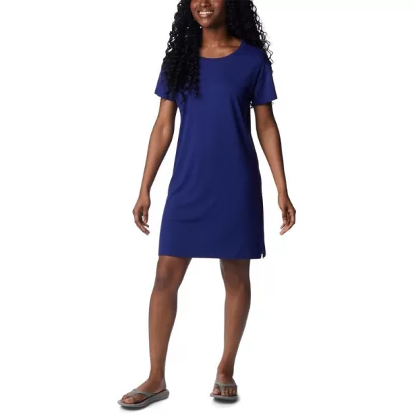 Columbia Womens Anytime Knit Tee DressDark Sapphire