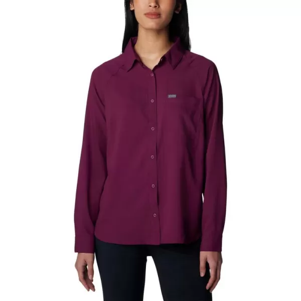 Columbia Womens Anytime Lite Ls ShirtMarionberry