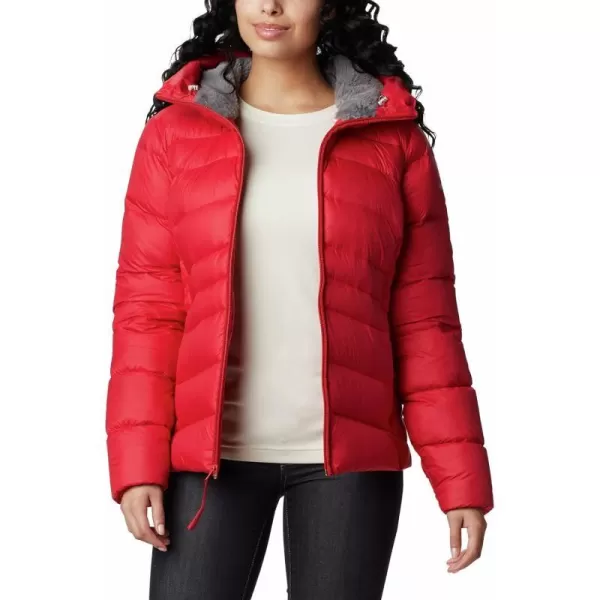 Columbia Womens Autumn Park Down Hooded JacketMettalic Red Lily