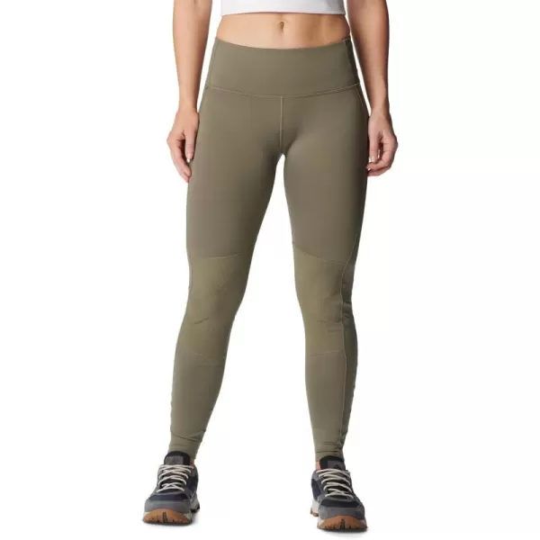 Columbia Womens Back Beauty Warm Hybrid LeggingStone Green