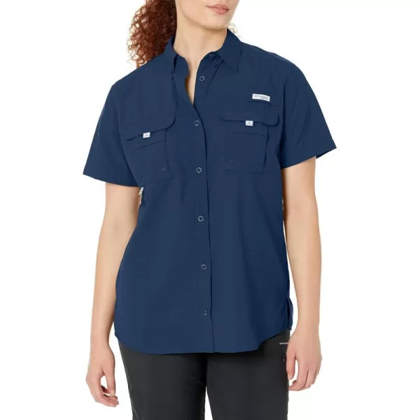 Columbia Womens Bahama Short Sleeve ShirtCollegiate Navy