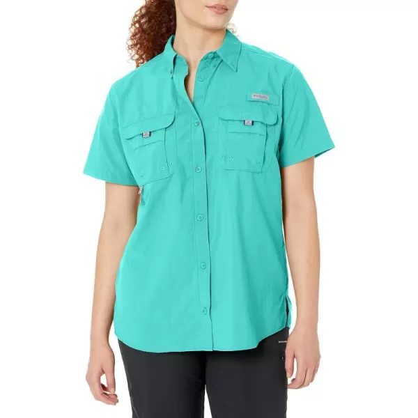 Columbia Womens Bahama Short Sleeve ShirtElectric Turquoise