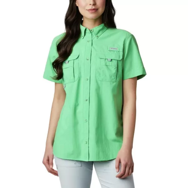 Columbia Womens Bahama Short Sleeve ShirtEmerald City