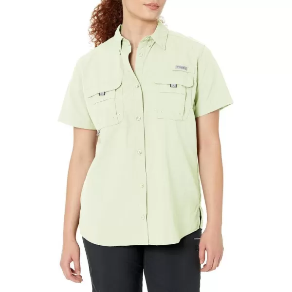 Columbia Womens Bahama Short Sleeve ShirtLight Lime