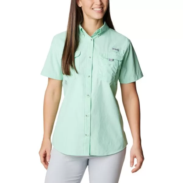 Columbia Womens Bahama Short Sleeve ShirtMint Cay