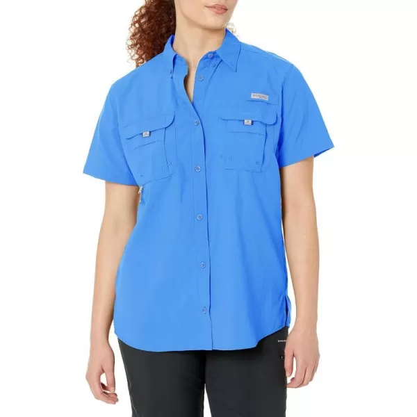 Columbia Womens Bahama Short Sleeve ShirtStormy Blue