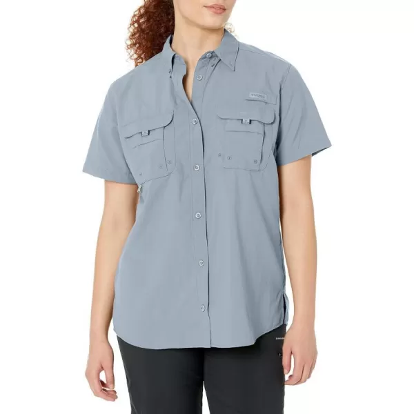 Columbia Womens Bahama Short Sleeve ShirtTradewinds Grey