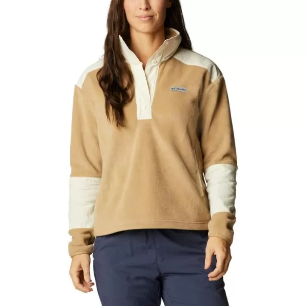 Columbia Womens Benton Springs Crop PulloverBeachChalk