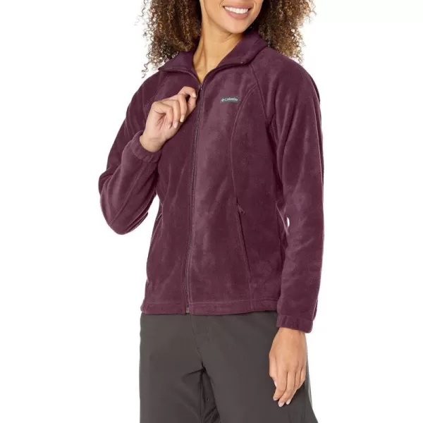 Columbia Womens Benton Springs Full ZipBlack Cherry