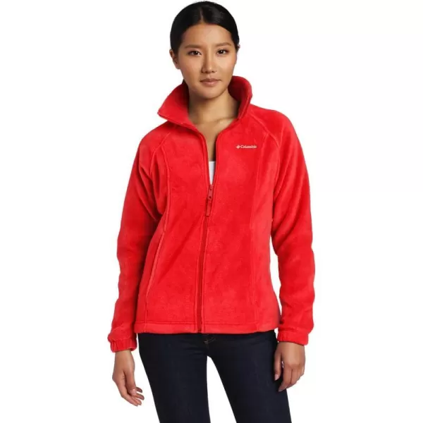 Columbia Womens Benton Springs Full ZipBright Red