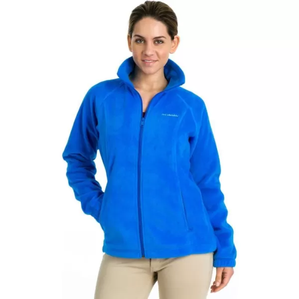 Columbia Womens Benton Springs Full ZipHyper Blue