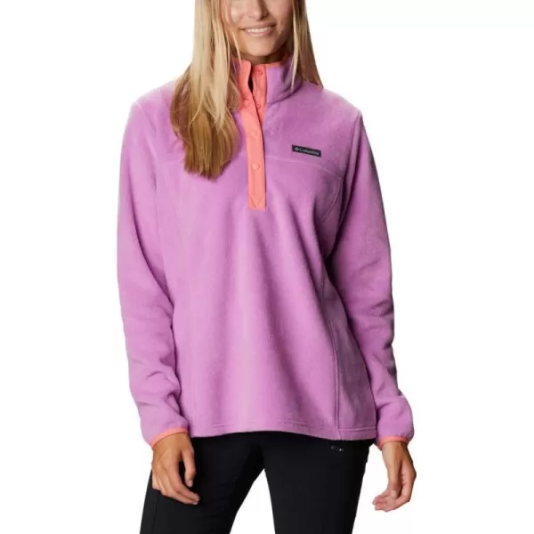 Columbia Womens Benton Springs Half Snap PulloverBlossom PinkSalmon