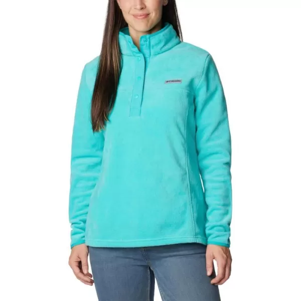 Columbia Womens Benton Springs Half Snap PulloverBright Aqua