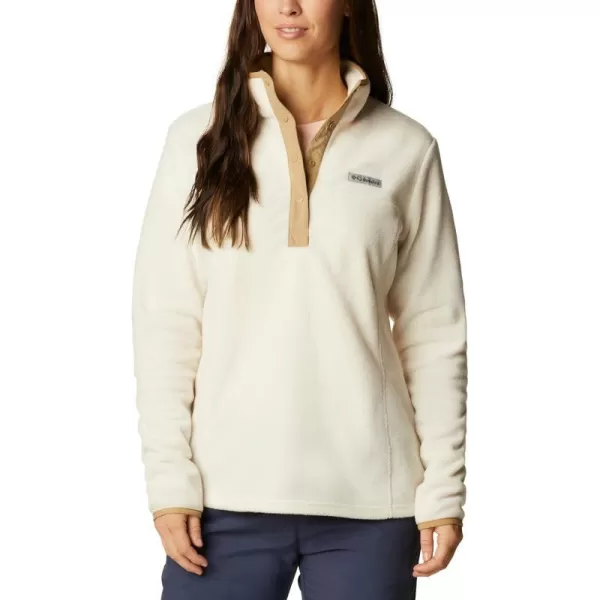 Columbia Womens Benton Springs Half Snap PulloverChalkBeach