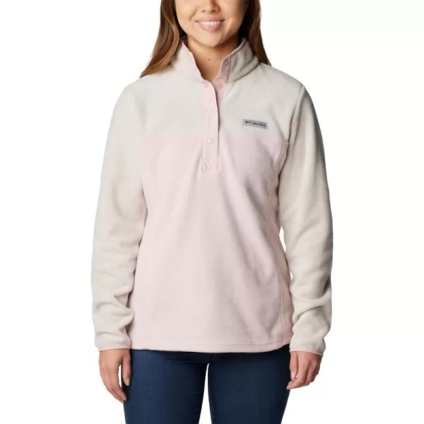 Columbia Womens Benton Springs Half Snap PulloverDusty PinkDark StoneDusty Pink