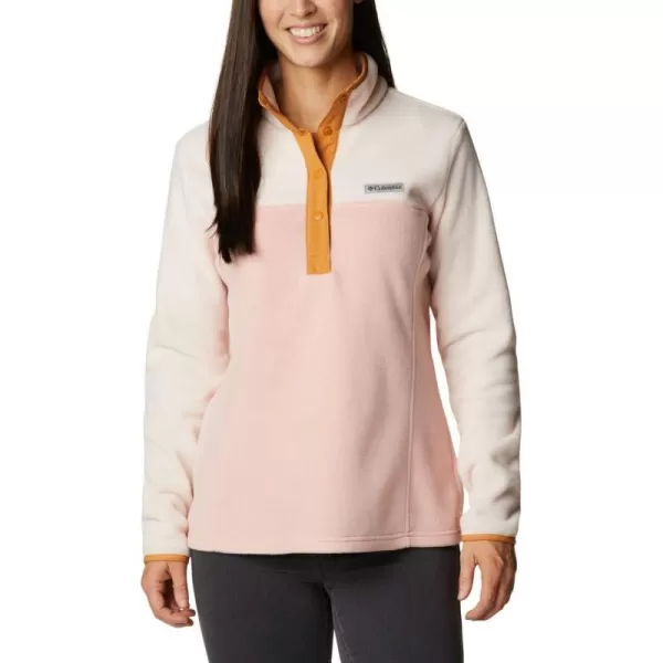 Columbia Womens Benton Springs Half Snap PulloverFaux PinkPeach Quartz