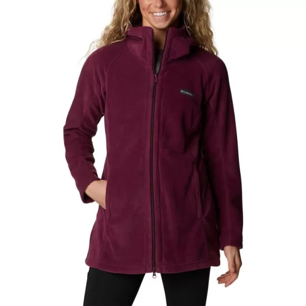 Columbia Womens Benton Springs Ii Long HoodieMarionberry