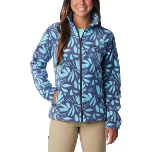 Columbia Womens Benton Springs Printed Full ZipNocturnal Areca