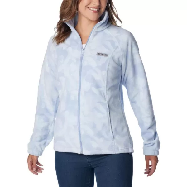 Columbia Womens Benton Springs Printed Full ZipWhisper Peonies