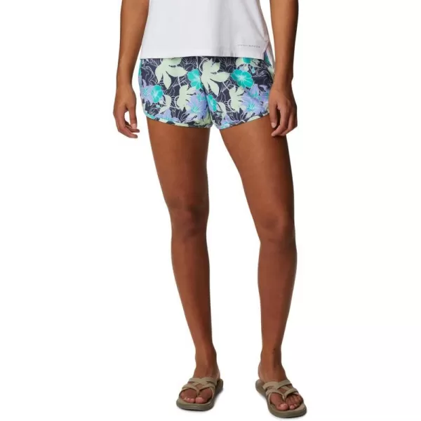 Columbia Womens Bogata Bay Stretch Printed ShortKey West Lakeshore Flora