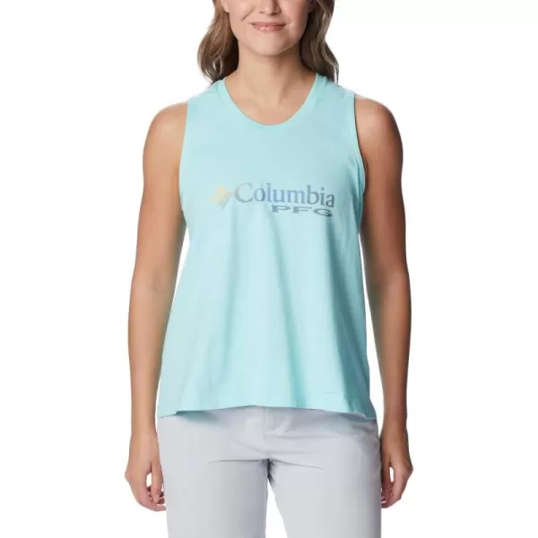 Columbia Womens Bramley Bay TankGulf StreamStacked Logo Gs Graphic