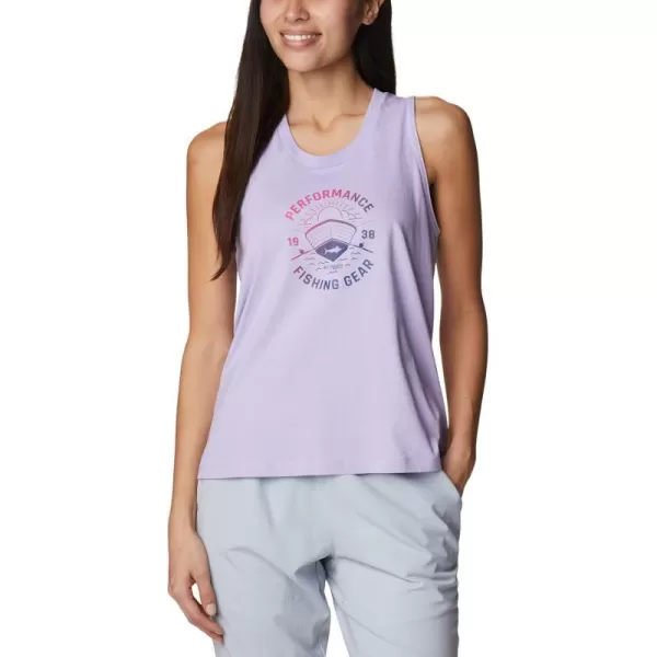 Columbia Womens Bramley Bay TankSoft VioletFair Weather Fade Graphic