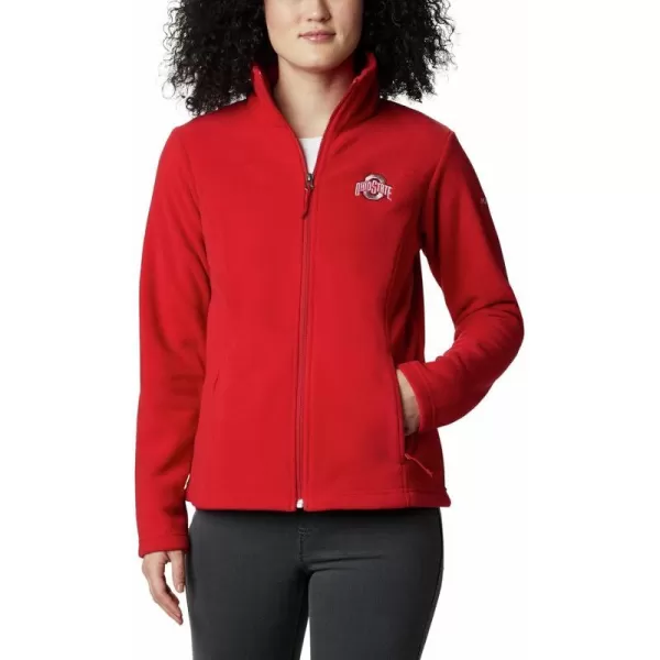 Columbia Womens CLG Give and Go Ii Full Zip Fleece JKTOs  Intense Red