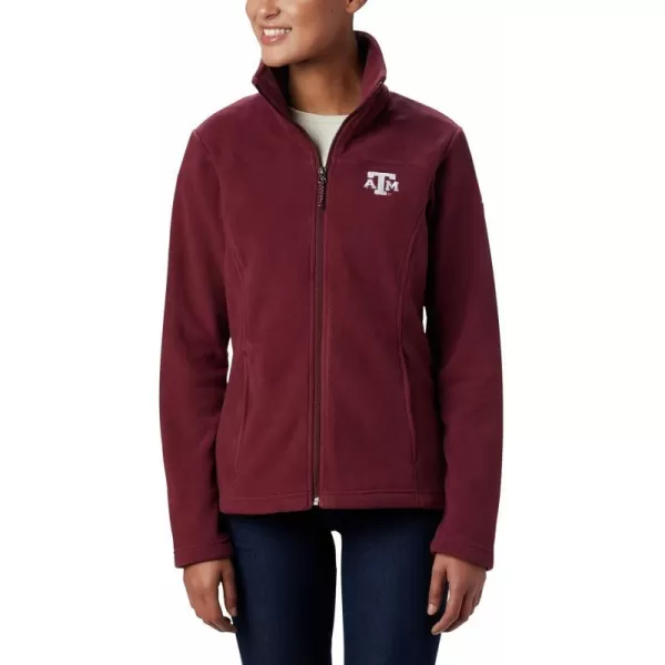 Columbia Womens CLG Give and Go Ii Full Zip Fleece JKTTam  Deep Maroon