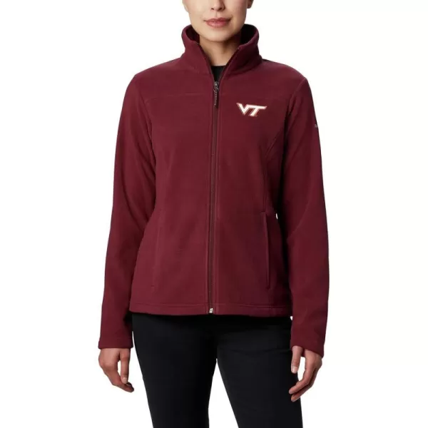 Columbia Womens CLG Give and Go Ii Full Zip Fleece JKTVt  Deep Maroon