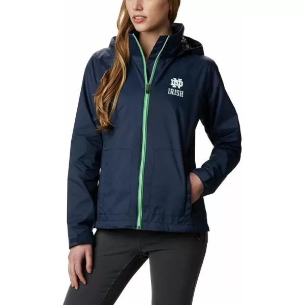 Columbia Womens CLG Switchback JacketNotre Dame Fighting Irish Nd  Collegiate Navy