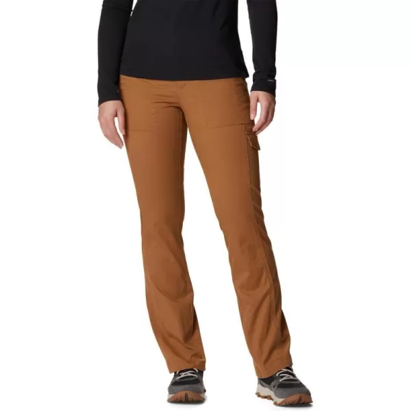 Columbia Womens Calico Basin Cotton PantCamel Brown